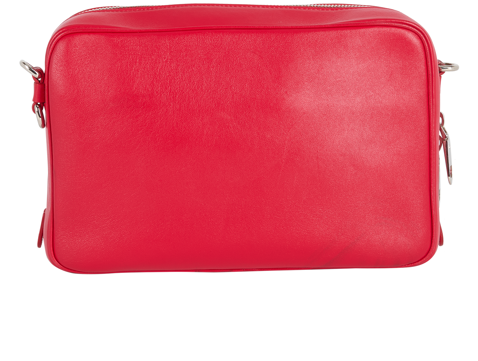 Cannage Camera Bag, &pound;580, Handbags, Red, Leather, Back view